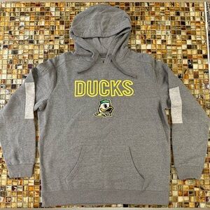 Oregon Ducks Captivating Apparel Gray Embroidered Pullover Hoodie~NWOT~2XL~$55